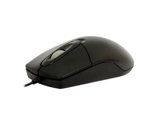 A4Tech OP-720 - Souris - optique - 3 boutons - filaire - USB - noir 