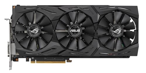 ASUS  ROG-STRIX-RXVEGA56-O8G-GAMING - OC Edition - carte graphique - Radeon RX VEGA 56 - 8 Go HBM2 - PCIe 3.0 x16 - DVI, 2 x HDMI, 2 x DisplayPort 