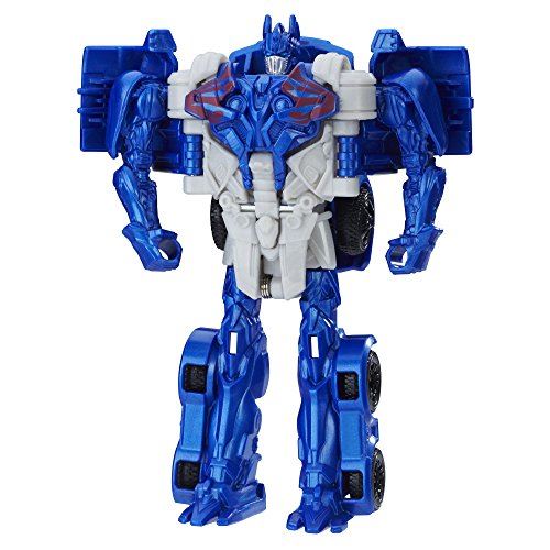 Transformers The Last Knight - Changeur Turbo 1 étape Cyberfire Optimus Prime