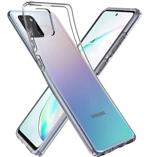 Coque de protection transparente souple pour Samsung Galaxy Note 10 Lite