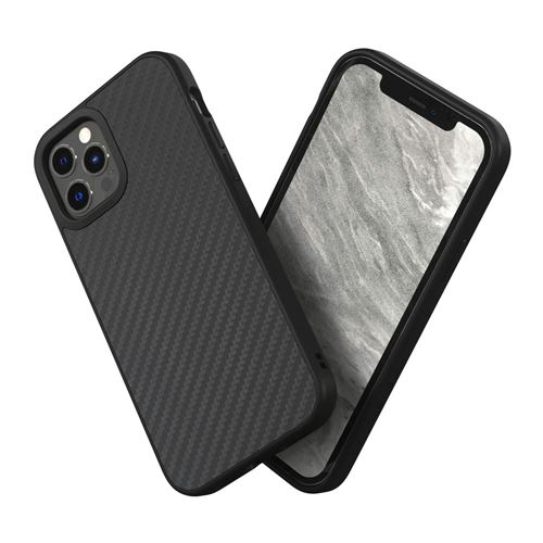 Coque Rhinoshield SolidSuit pour iPhone 12 Pro Max - Finition Fibre de Carbone