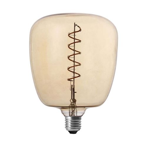 The Home Deco Light - Ampoule carrée LED ambré 14 cm Lot de 2