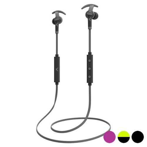 Ksix Go & Play Sport 3 - In-ear hoofdtelefoons met micro - inwendig - Bluetooth - draadloos - zwart