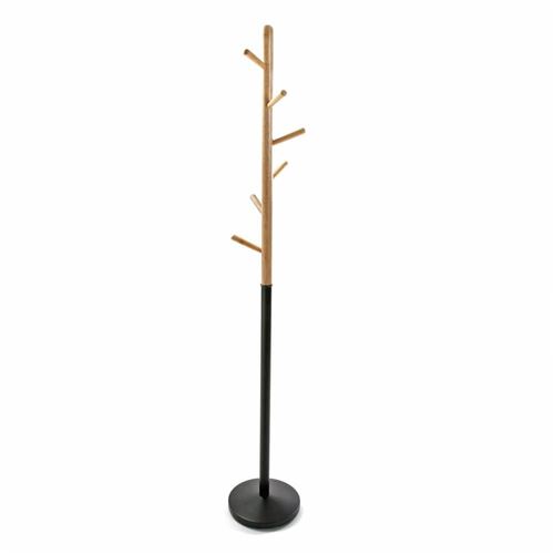 Versa - Porte manteau sur pied Design en bois Noir