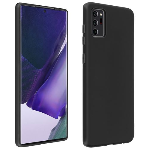 Avizar Coque pour Samsung Galaxy Note 20 Ultra Silicone Gel Flexible Ultra-fine et Légère Noir
