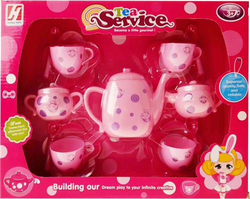 Hong Sen service à thé Servicefilles rose 7-pièces