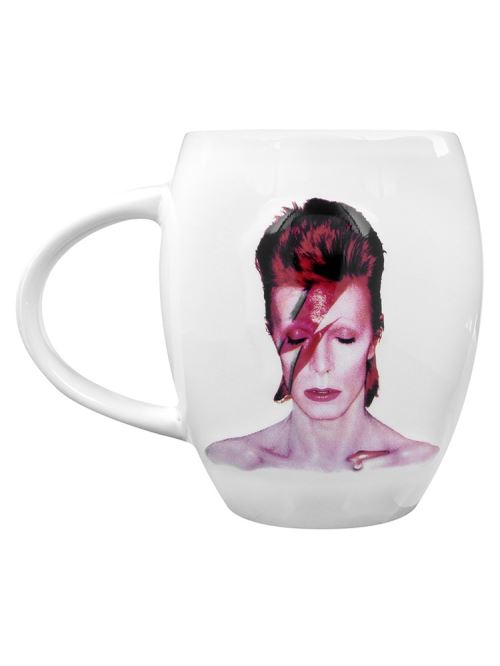 David Bowie Grande tasse ovale Aladdin Sane blanc