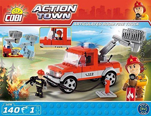 Pompiers en action - 140 pièces, 1 figurine - Cobi