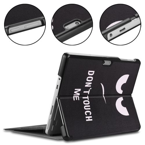 Etui Coque de protection folio personnalité intelligent pour Surface Go - Noir&Blanc
