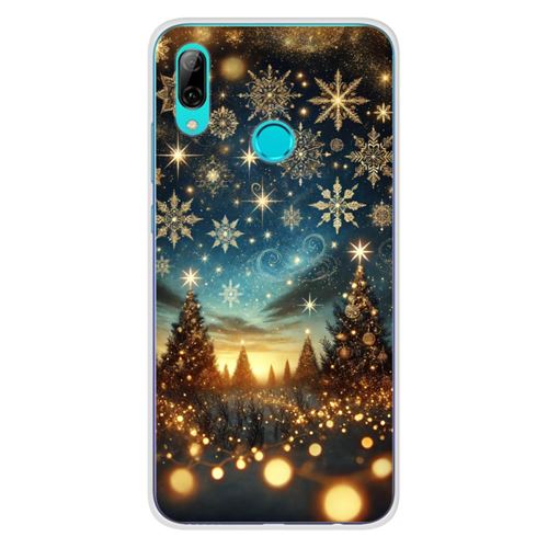 Coque en silicone imprimée compatible Huawei Honor 10 Lite NO Magie de Noël