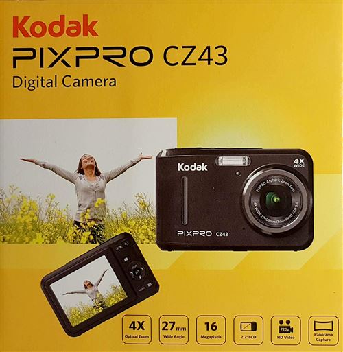 Kodak Pixpro - Cz43 - Appareil Photo Numerique Compact 16.44 Megapixels - Noir