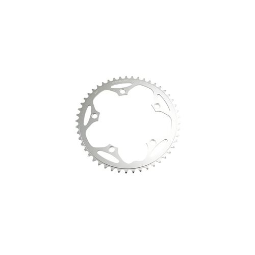 Plateau route diam 130 exter 46dts argent alu 5083 strong 8/9/10v. 5 branches