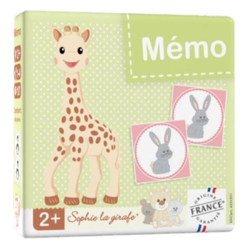 Sophie la girafe mémory - jeu de société apicoove
