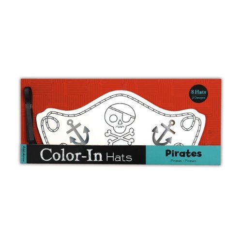 Mudpuppy Pirates Color in Chapeaux