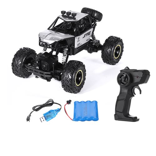 Nouveau véhicule tout-terrain d'escalade à grande vitesse 4x4 RC Cars noir