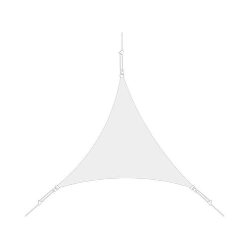 Easy Sail - Voile d'ombrage triangle 3 x 3 x 3m blanc