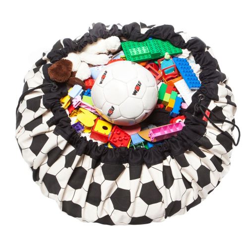 Sac à jouets et tapis de jeux 2 en 1 Football Play and Go