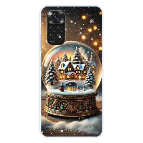 Coque en silicone imprimée compatible Xiaomi Redmi Note 11 4G NO Globe Féérique