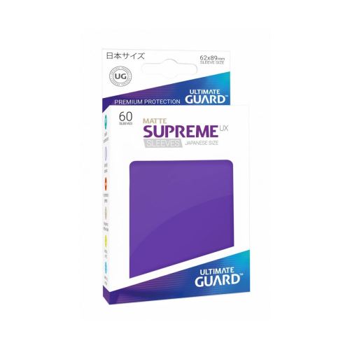 Ultimate Guard - 60 pochettes Supreme UX Sleeves format japonais Violet Mat