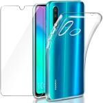Huawei Honor 7X Coque + 2 Film Verre Trempé Transparent Housse Etui En Silicone Gel hfs-house