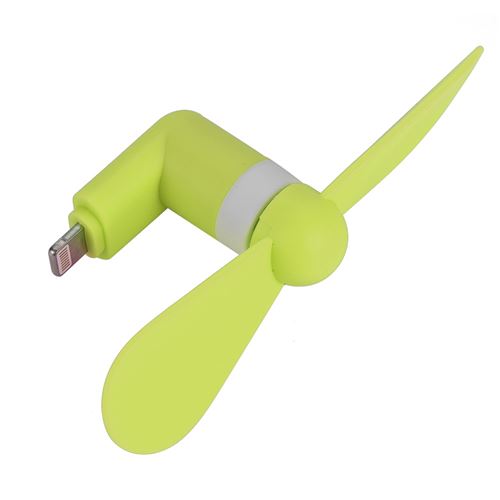 Nouveau mini ventilateur portable USB pour téléphone portable électrique pour iPhone (vert)