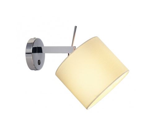Tenora wl-1 applique, chrome, diffuseur blanc, e27 max. 60w