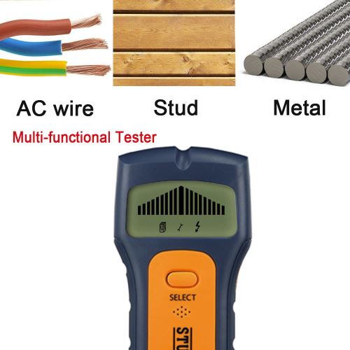 détecteur de matériaux métaux fils électriques bois pour mur multi 3 en 1