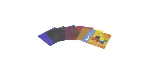 Film de couleur set de 6 Eurolite 94100300 rouge, bleu, vert, jaune, lilas, violet Adapté pour (technique de scène):PAR 36, PAR 56