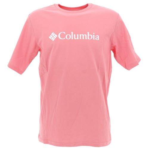 Tee shirt manches courtes Columbia Csc basic logo rse mc tee Rose taille : S réf : 18106