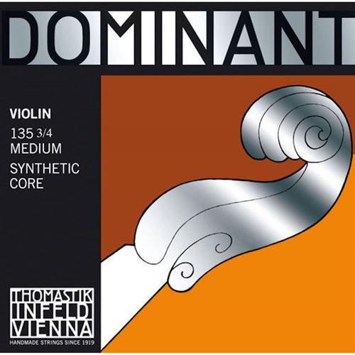 Jeu thomastik dominant violon 3/4 tirant moyen