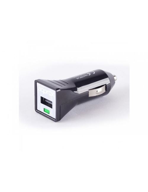 Chargeur USB pour Voiture approx! appUSBCARB Noir