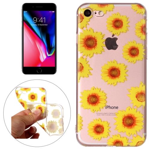 iPhone 8 Iphone 7 Coque Protection TPU fleurs soleil ALS48052