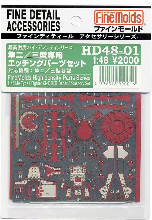 Type two / three type-only Accessories Set 1/48 Hayabusa (japan import)