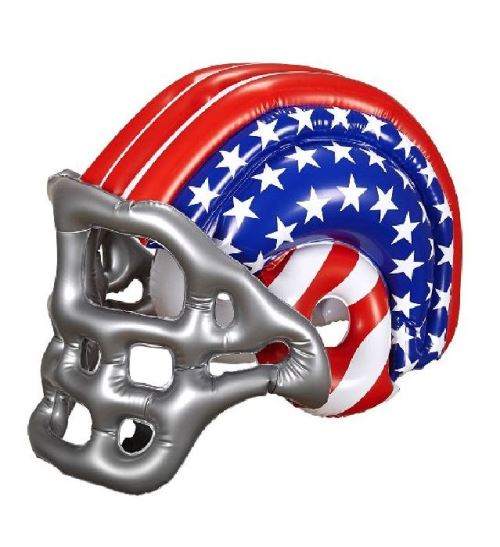 Casque de footballeur américain gonflable