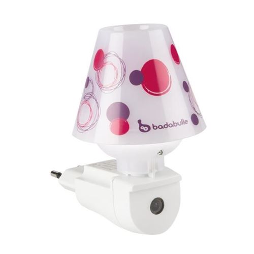 Badabulle veilleuse abat-jour prune