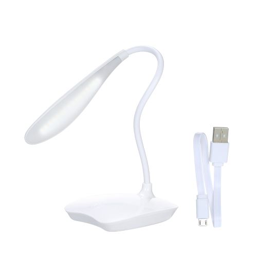 MROTY ITALIA Lampe de bureau LED lampe de table avec 3 éclairages progressifs portable et réglable avec recharge USB Dernier modèle technologie 2020 