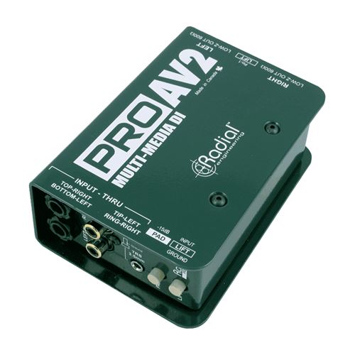 Radial PRO-AV2 - DI passive multimédia stéréo