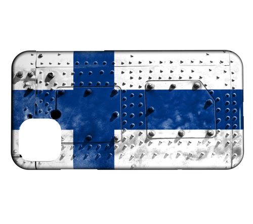 Coque rigide Compatible Pour iPhone 11 Pro Max Drapeau Finlande 06