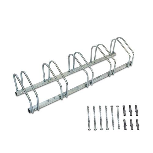 Support de Rangement Vélo, Râtelier Familial pour Vélo, Peut contenir 5 vélos, Dimensions: 132 x 32 x 26 cm