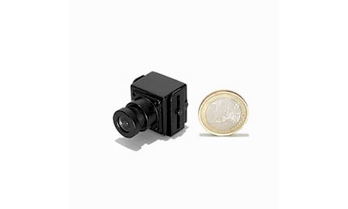 Micro caméra CCD couleur 450 lignes Jour/Nuit et objectif