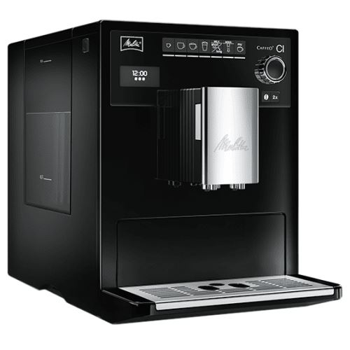 Melitta CAFFEO CI E970-003 - Machine à café automatique avec buse vapeur "Cappuccino" - 15 bar - noir pur