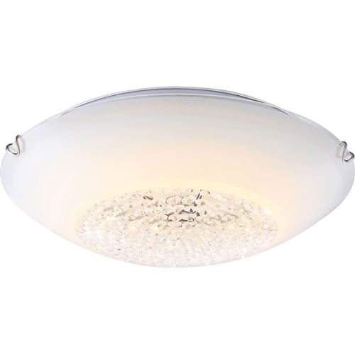 GLOBO Plafonnier LED DELPHI Verre Blanc 4041466
