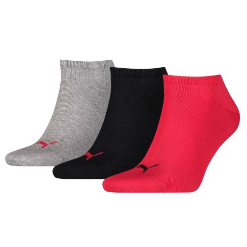 Chaussettes / PUMA: SNEAKER 39-42 NOIR / ROUGE / GRIS Taille 39-42