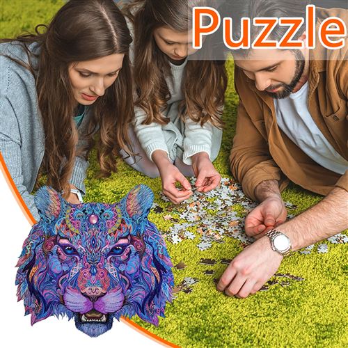 13€ sur Puzzle 3D en bois animal pour adultes et enfants 30_ multicolore - Puzzle  3D - Achat & prix