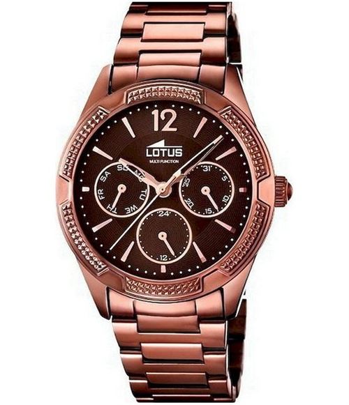 Montre Femme Lotus Trendy L15925/1 Bracelet en acier marron