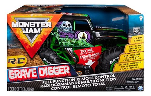 Spin Master voiture RC Monster Jam Gravedigger 1/10