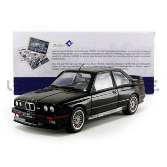 Voiture Miniature de Collection SOLIDO 1-18 - BMW M3 E30 - 1990 - Black -  1801501 - Modèle réduit - Achat & prix