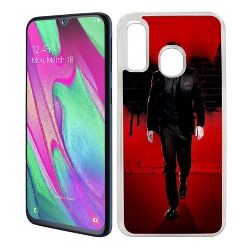 Coque pour Samsung Galaxy A40 -  Lucifer Ailes Mur
