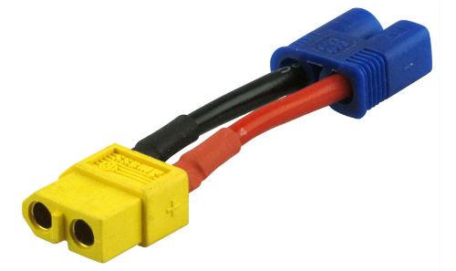 Adaptateur XT60 femelle vers EC3 mâle