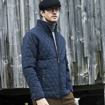 Veste matelassée homme bleu marine shop